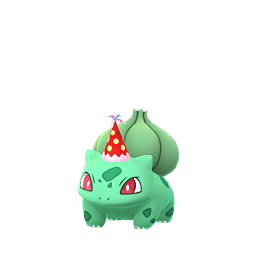 Event - 0001 - Bulbasaur (Red Party Hat)
